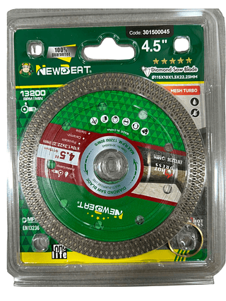 DISCO DIAMANTADO TURBO SINTERIZADO A QUENTE